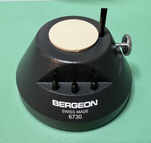 Bergeon 6730 Watch Bracelet Band Screw Holding Base Fitting & Removing Tool